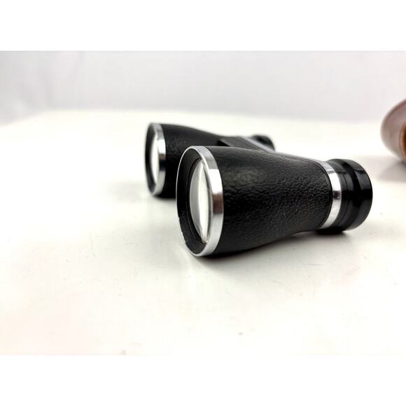 VTG Bushnell Sportview 4x30 Binoculars Compact Pocket Size Japan w/ Leather Case - Picture 16 of 16